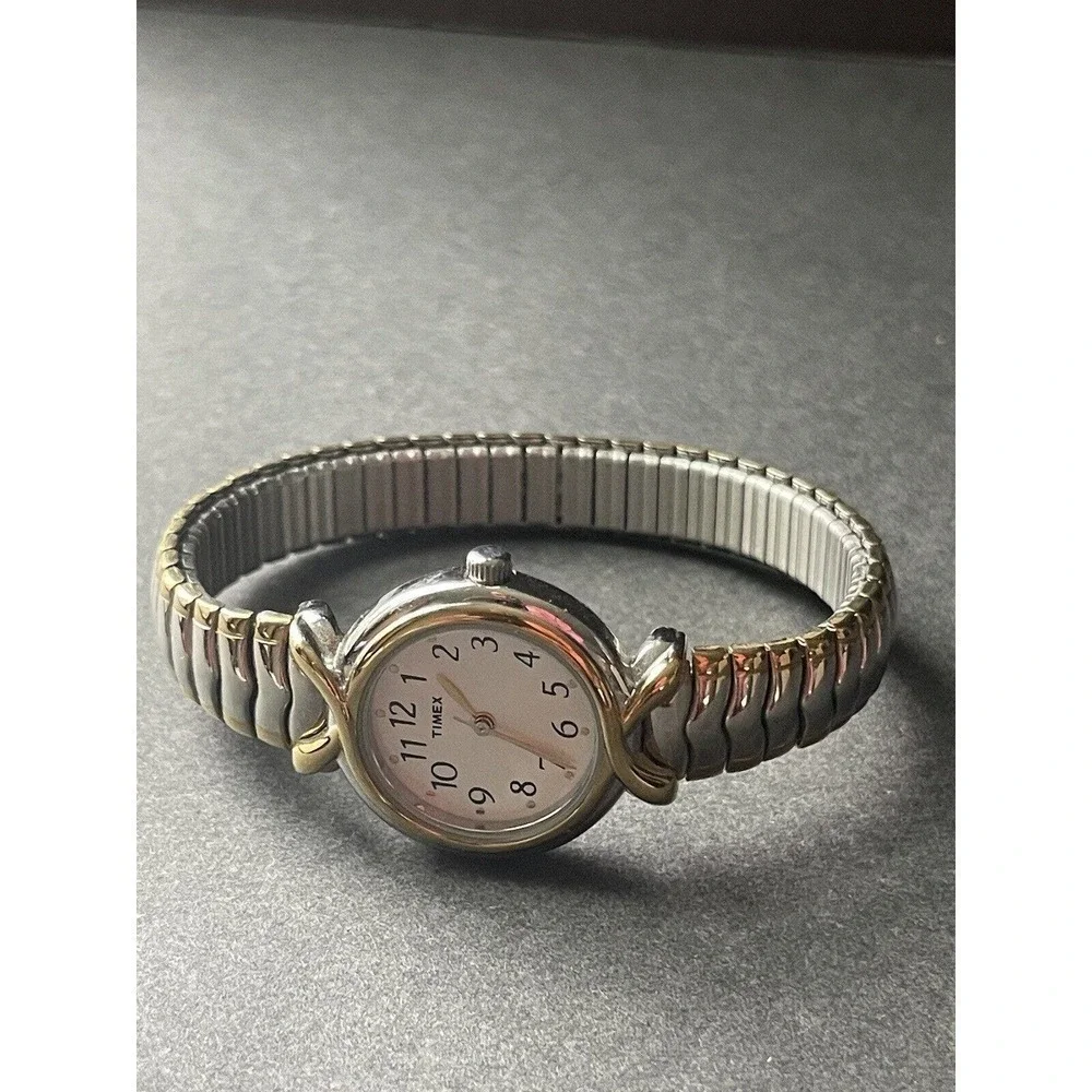 Timex Cavatina T21854 Wrist Watch Women Stainless Steel Stretch Water Resistant